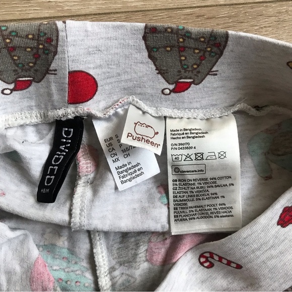 Pusheen H&M Christmas leggings womens small discontinued - Picture 6 of 6